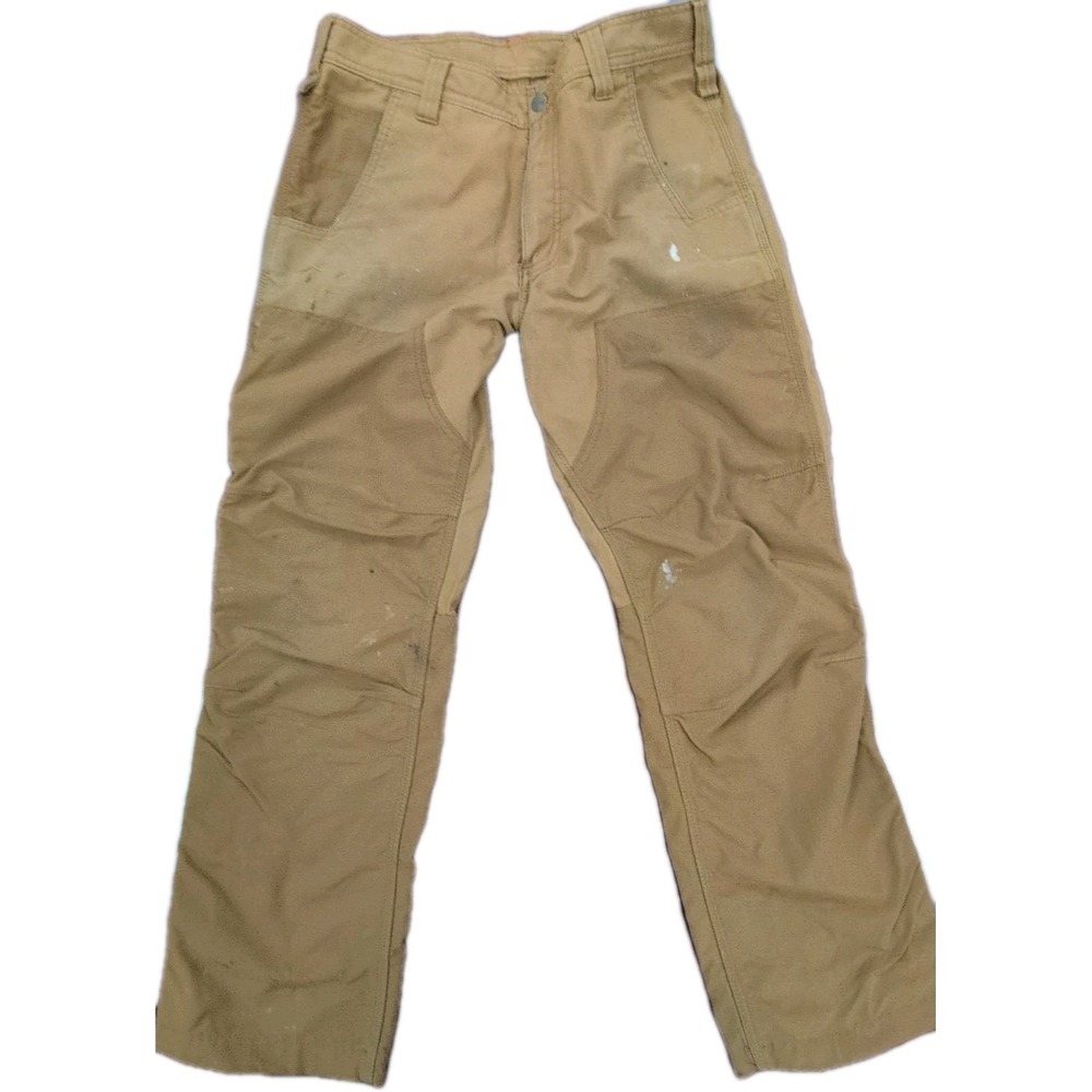 Carhartt Upland Field Workwear 32x30 Brown Double Knee Hunting Utility Classic